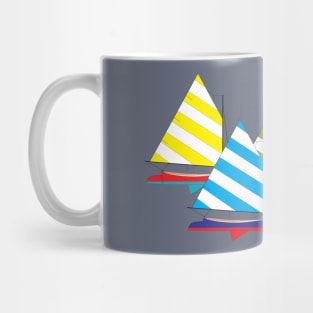 Beetle Cat Sailboats Racing Mug